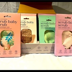 Lemon Lavender Scrub Baby Scrub
Deep Exfoliator Mitt